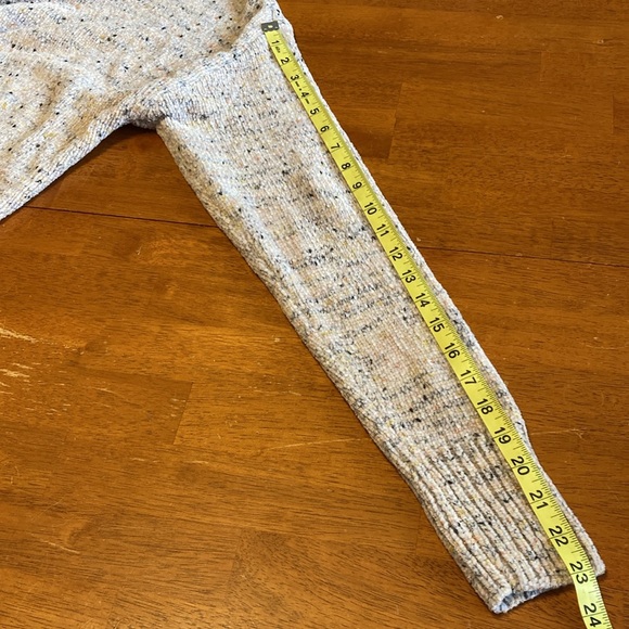 Prana Womens Size S Cypris Chenille Sweater Cream Marled Multicolored Speckles - Picture 13 of 13